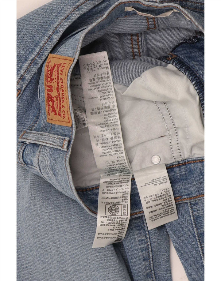 Calça jeans feminina Levi's 314 Shaping Straight W28 L32 azul algodão
