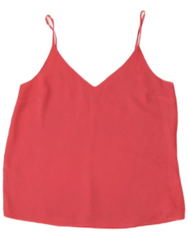 Top Cami feminino Oasis UK 12 poliéster rosa médio