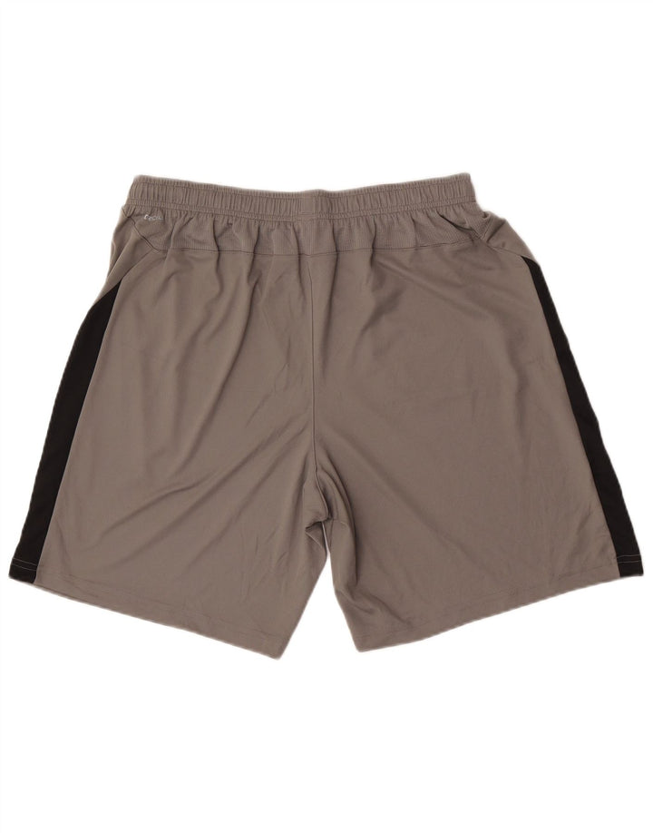 Puma Mens Sport Shorts Grande Cinza Colourblock Poliéster