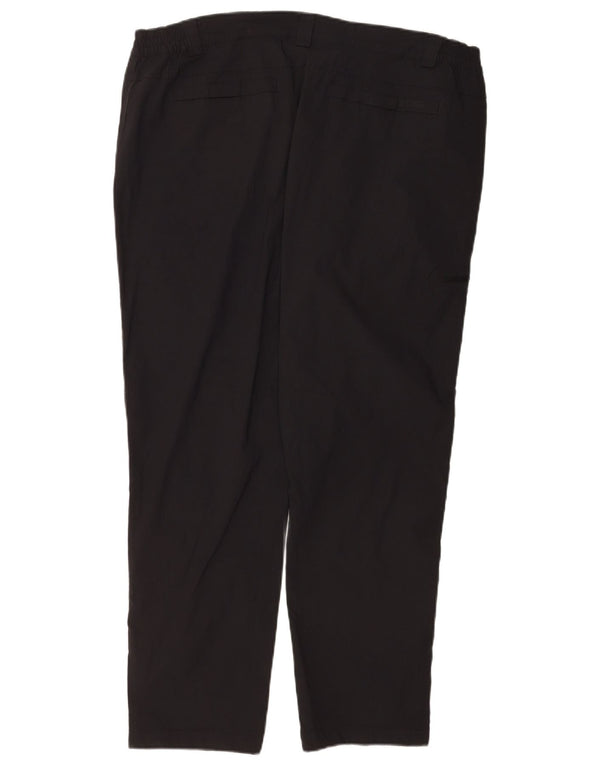 Calça cargo feminina reta Mountain Warehouse UK 20 2XL W40 L30 preta