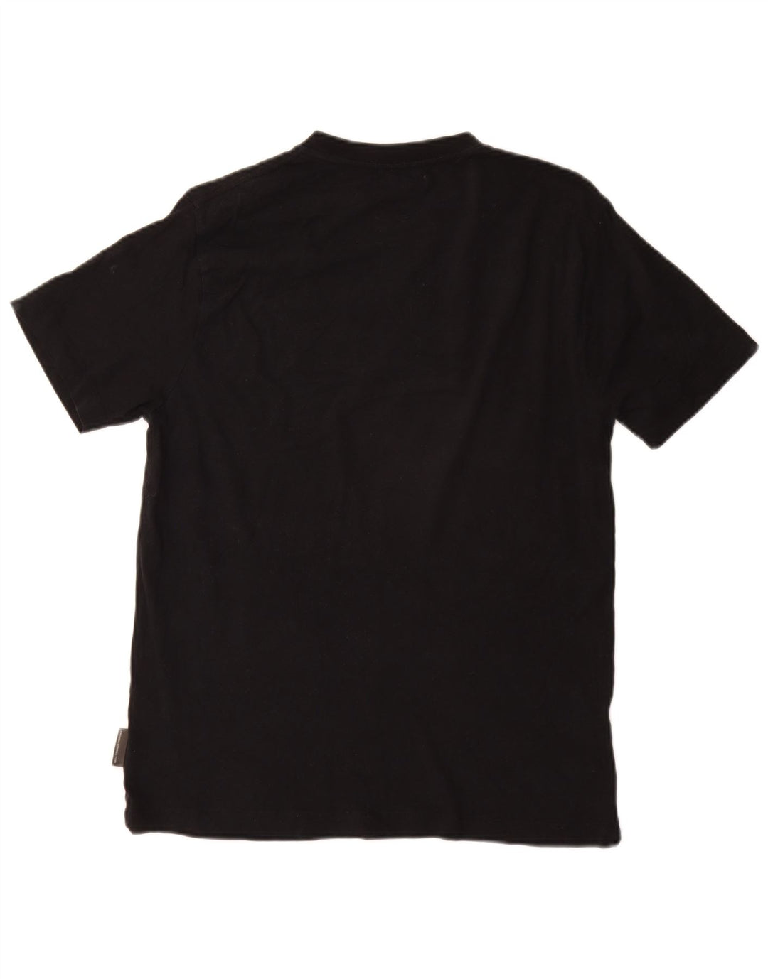Camiseta feminina com estampa French Connection UK 14 algodão preto médio