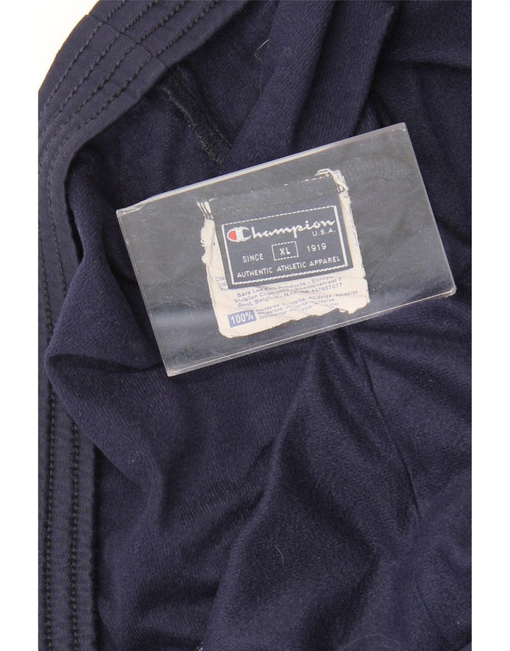 Calça de treino masculina Champion XL azul marinho poliéster