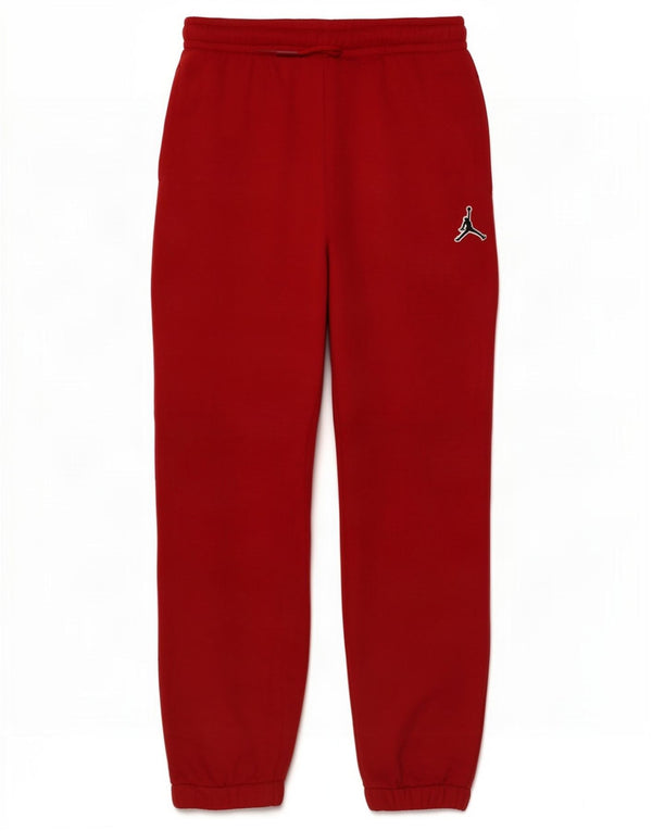 Calça de treino Jordan Boys Joggers 12-13 anos grandes quadrinhos de algodão vermelho