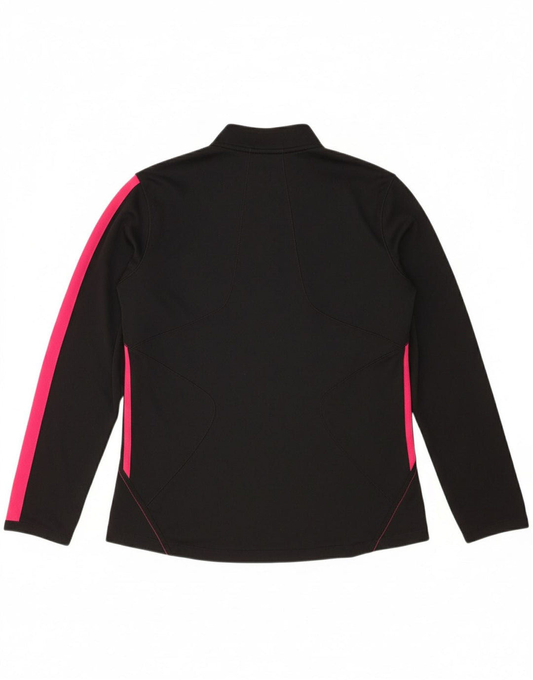 ADIDAS Womens Climalite Pullover Tracksuit Top UK 16/18 Grande Preto