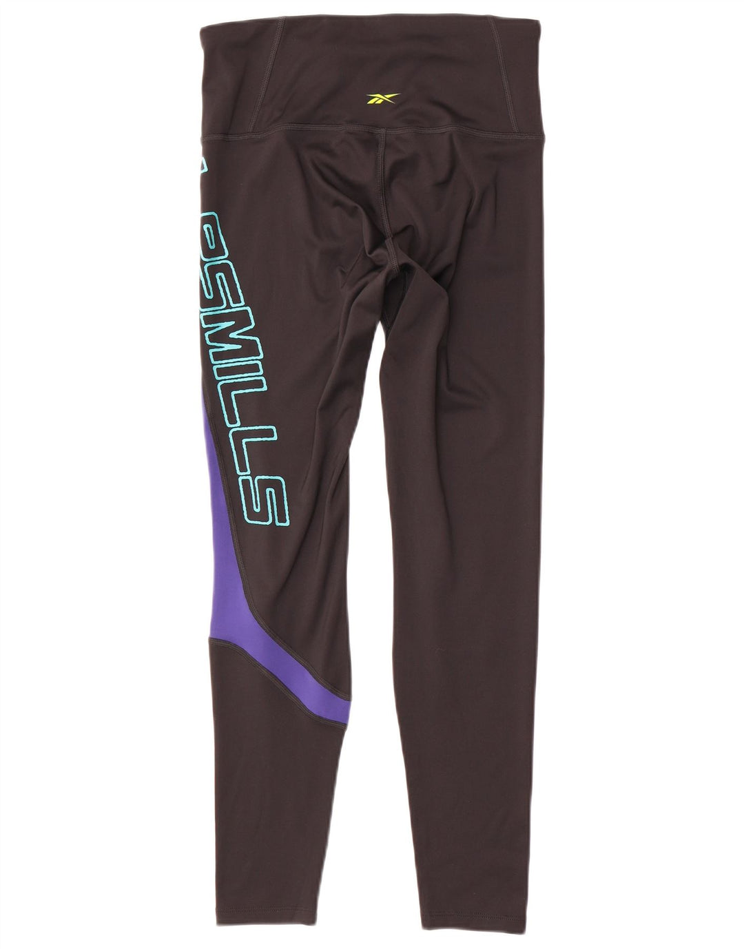 Leggings Reebok Feminino UK 12/14 Médio Preto Colorblock