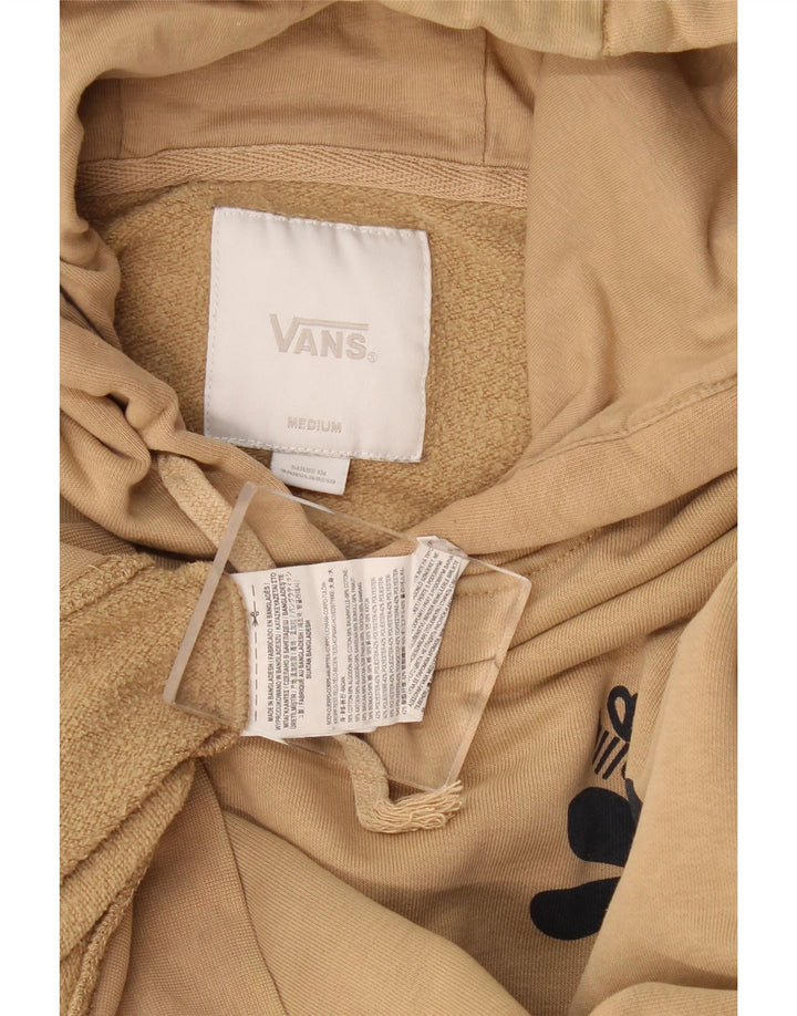 Vans Mens Graphic Hoodie Jumper Médio Bege Algodão