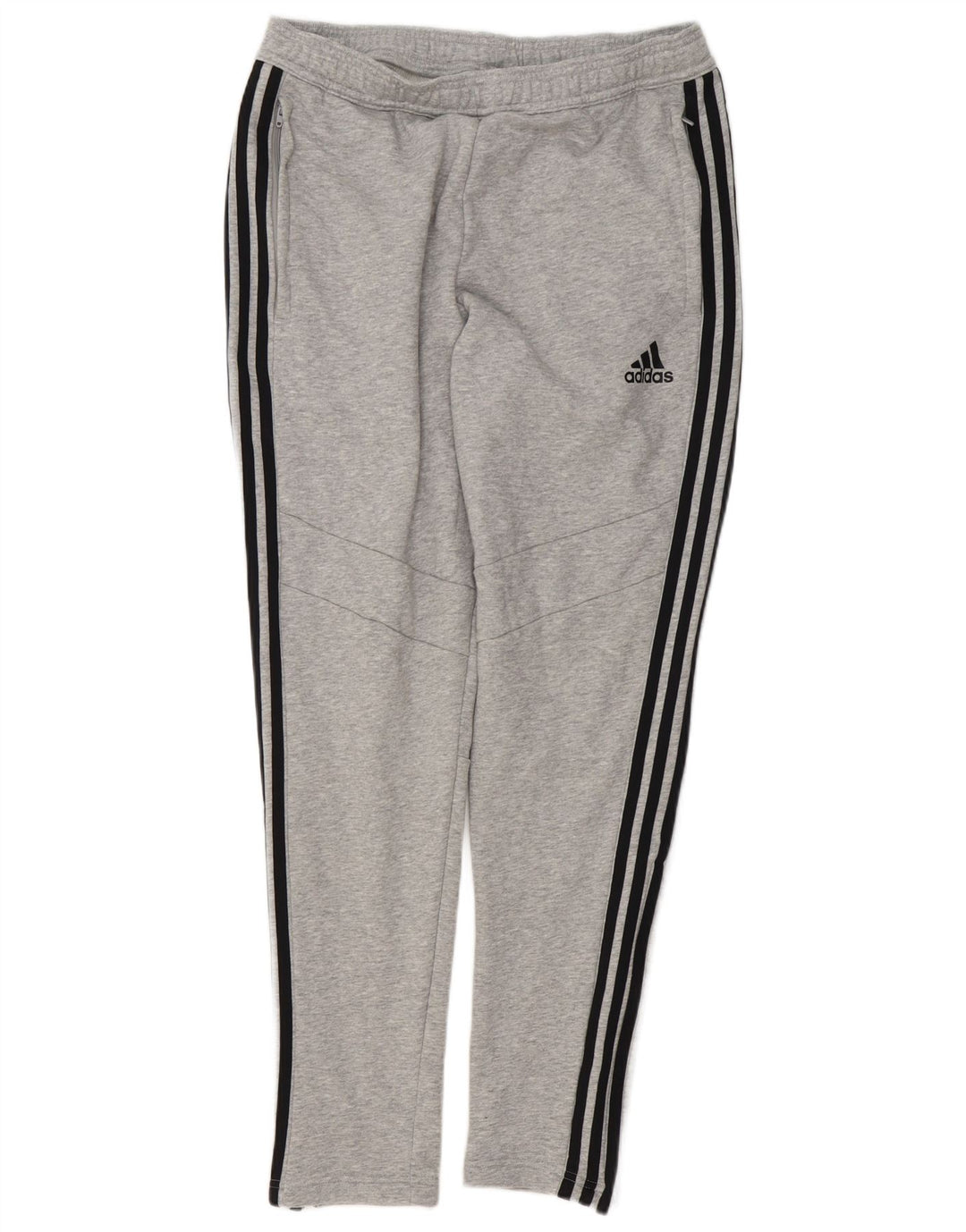 Calça Adidas Mens Treino Cinza Médio Algodão