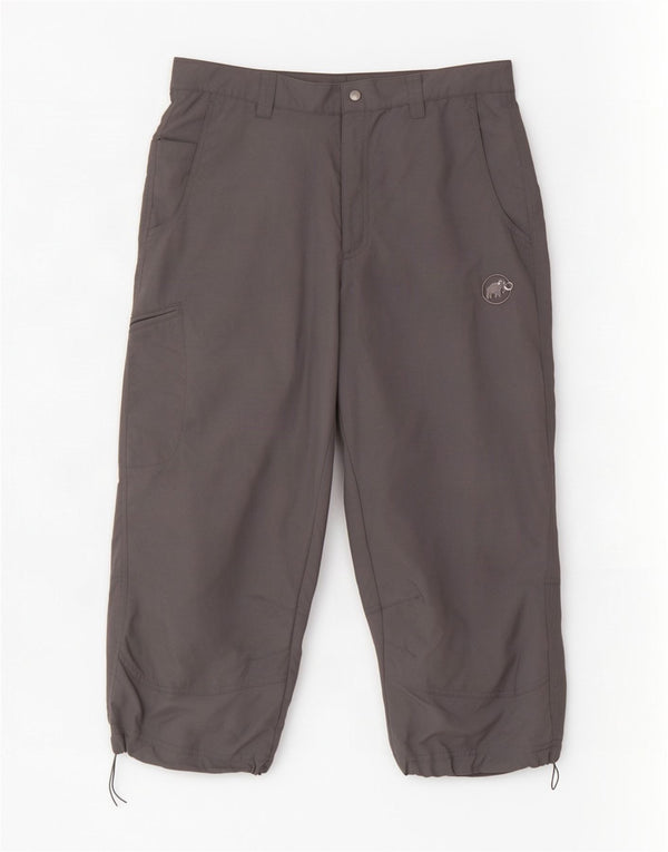 Calça cargo masculina Mammut Capri para caminhada UE 50 grande W34 L21 cinza nylon
