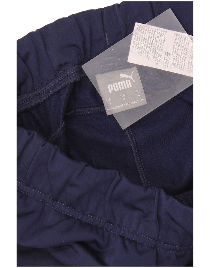 Calça esportiva feminina Puma Joggers UK 14 médio azul marinho