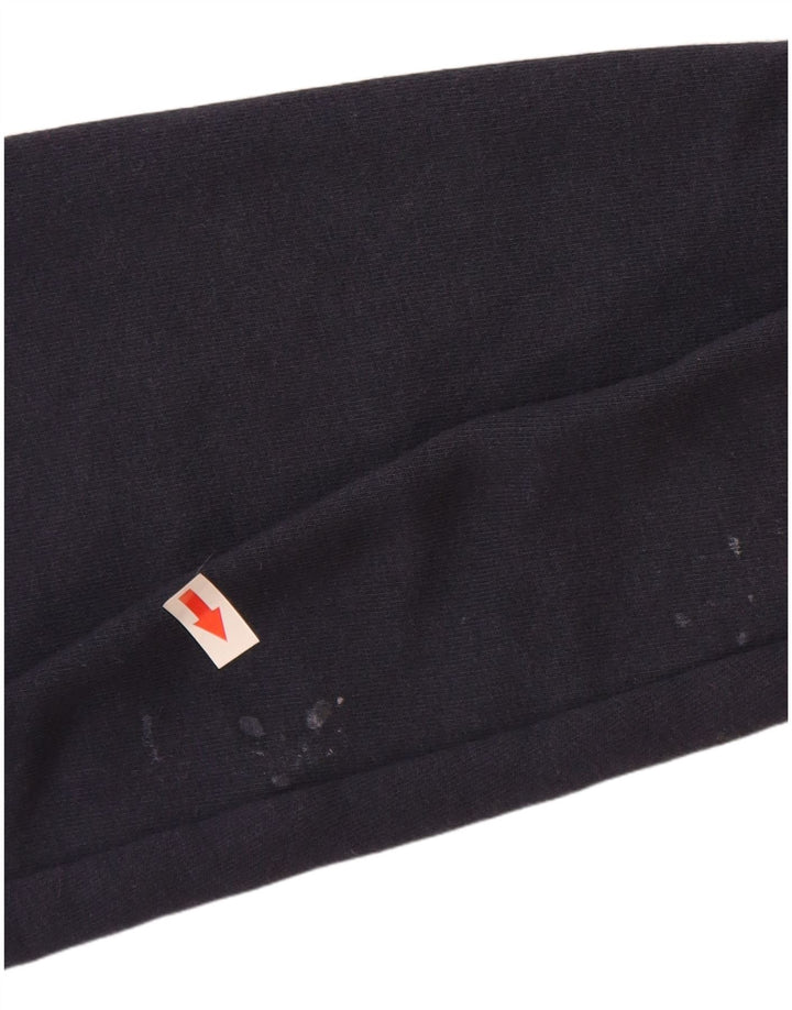 Ellesse moletom masculino gráfico jumper médio azul marinho algodão