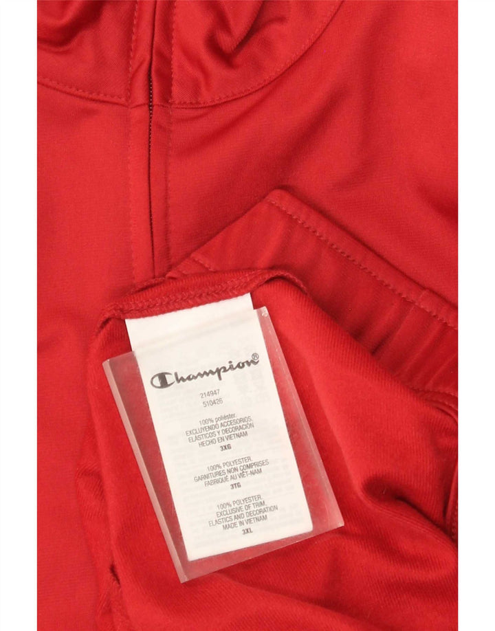 Jaqueta masculina Champion 3XL poliéster vermelho