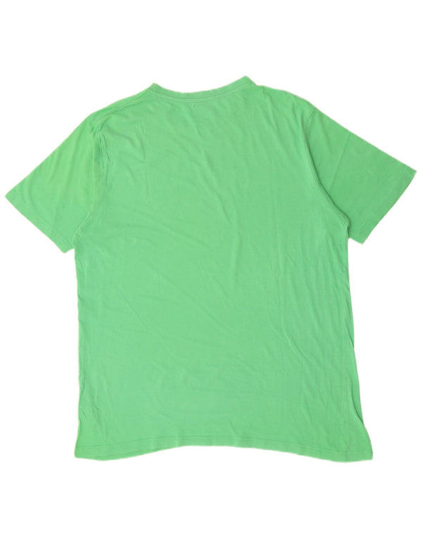 Camiseta feminina gráfica Kappa UK 20 2XL algodão verde