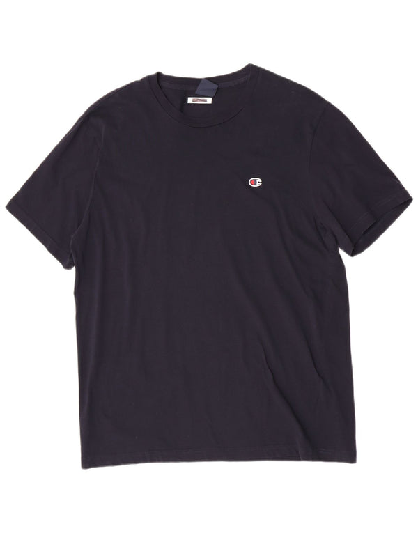 Camiseta feminina Champion UK 22 3XL algodão azul marinho