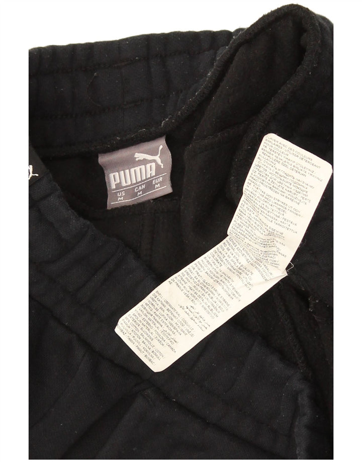 Calça de treino masculina Puma Joggers médio algodão preto