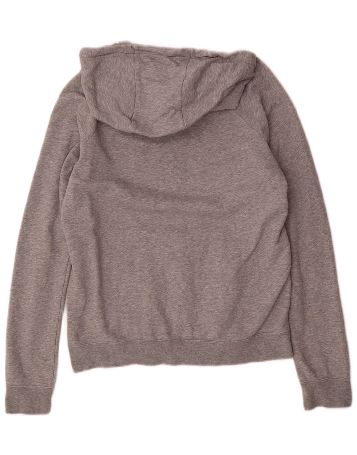 NIKE Mens Graphic Hoodie Jumper pequeno cinza manchado de algodão