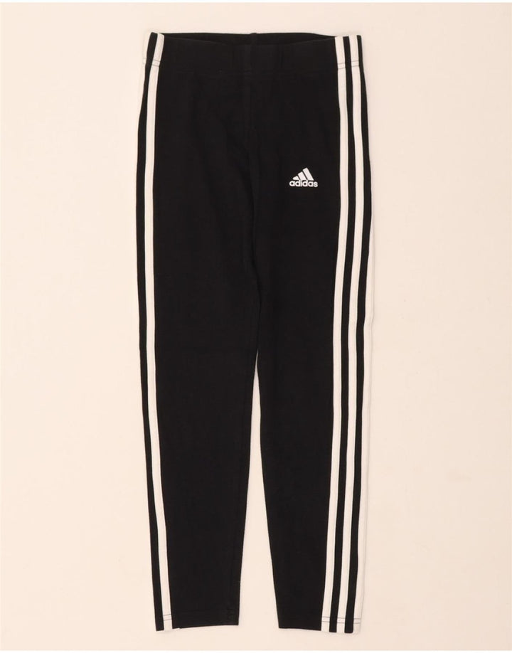 Leggings ADIDAS Meninas 9-10 Anos Algodão Preto