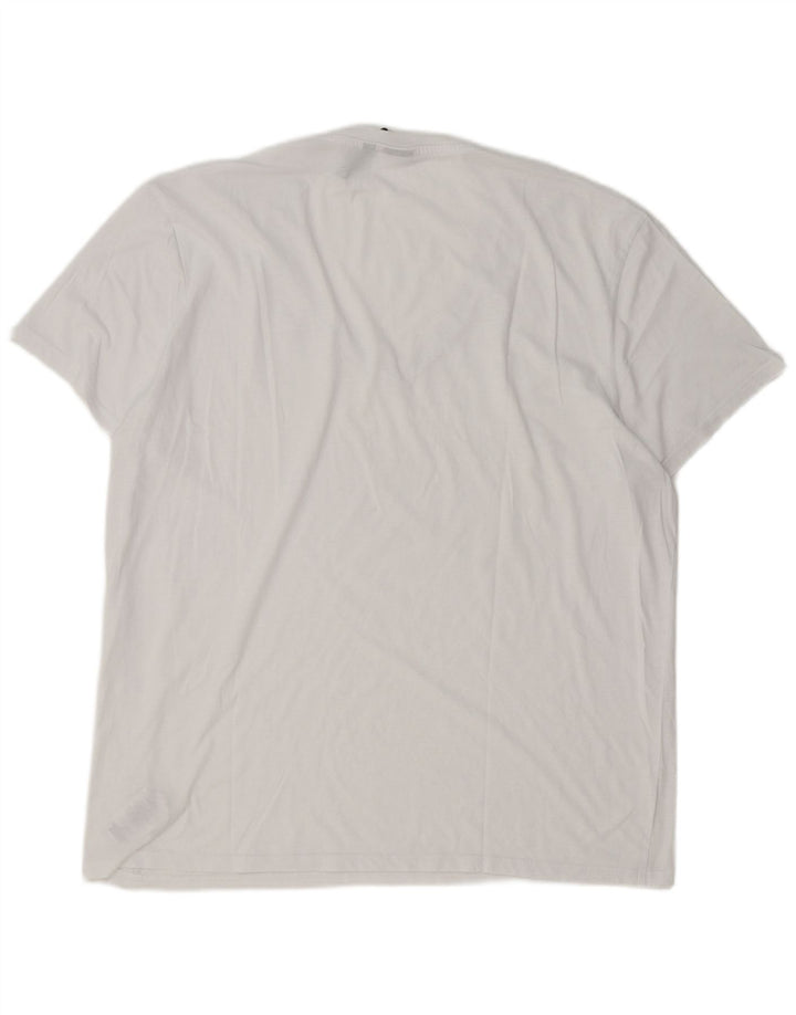 Camiseta masculina G-Star Top 2XL algodão branco