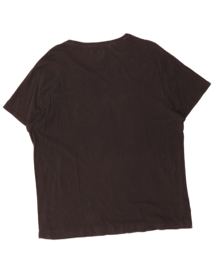 Camiseta gráfica masculina WRANGLER Top XL algodão preto