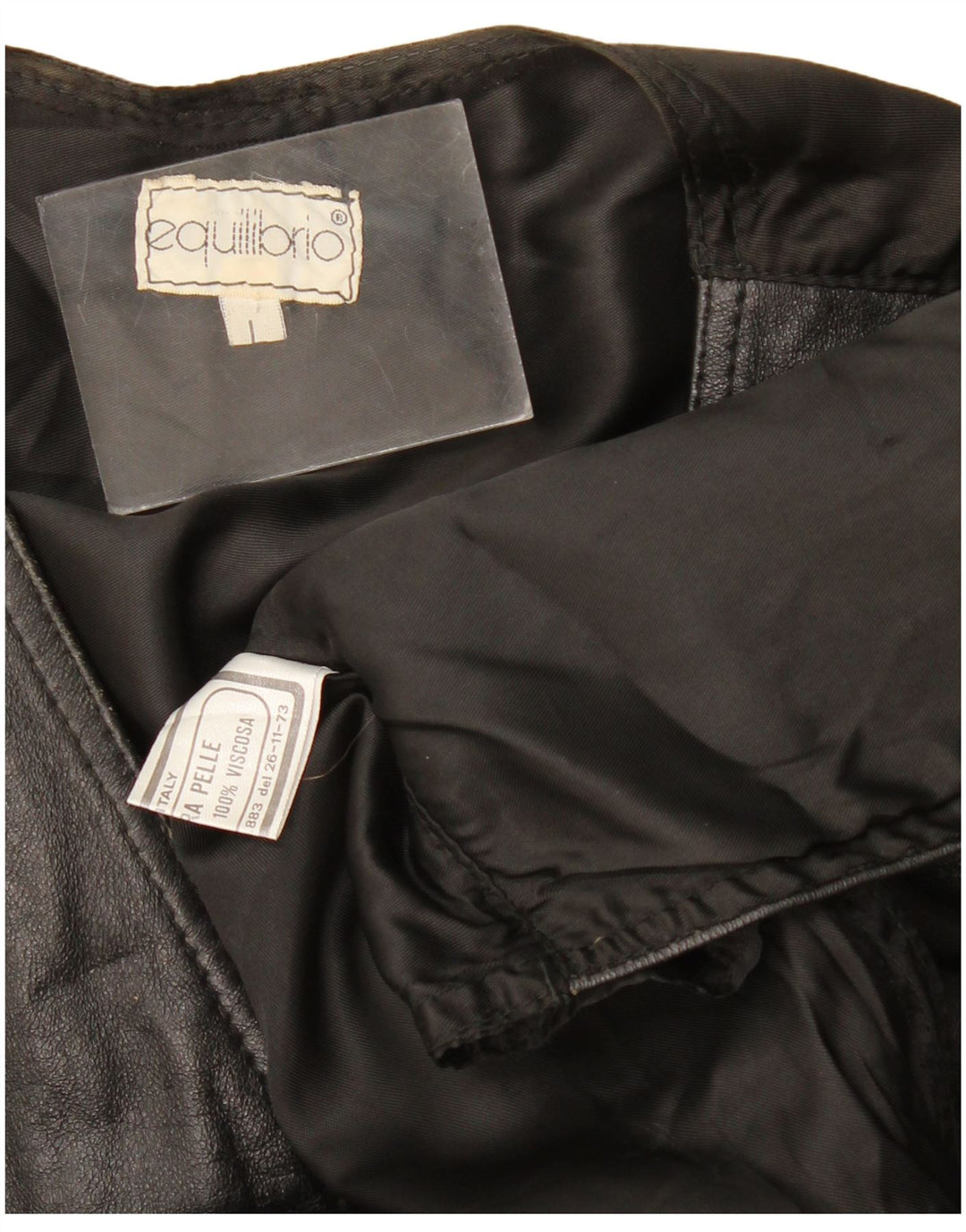 Colete de couro masculino vintage grande couro preto