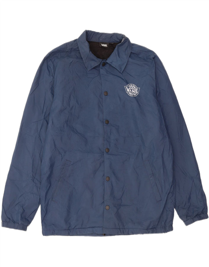 Jaqueta Vans Mens Graphic Bomber UK 38 Médio Azul Marinho Poliéster