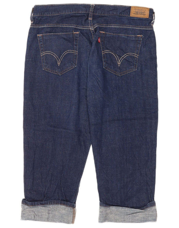 Levi's Womens 515 Capri Jeans US 10 Large W32 L19 Blue Cotton