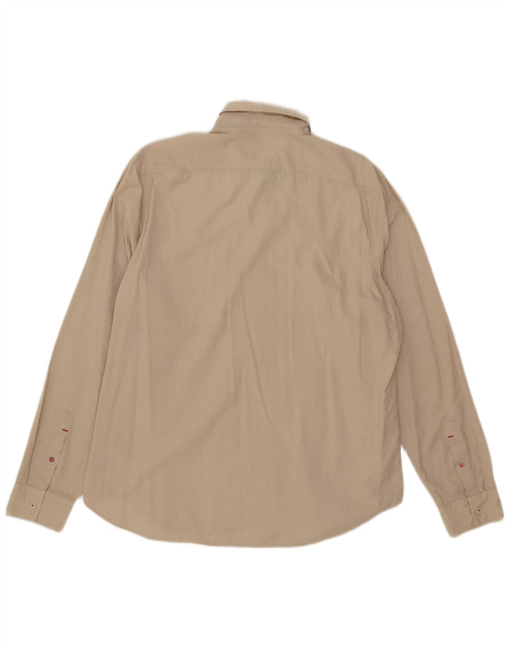Camisa masculina Burberry XL algodão bege