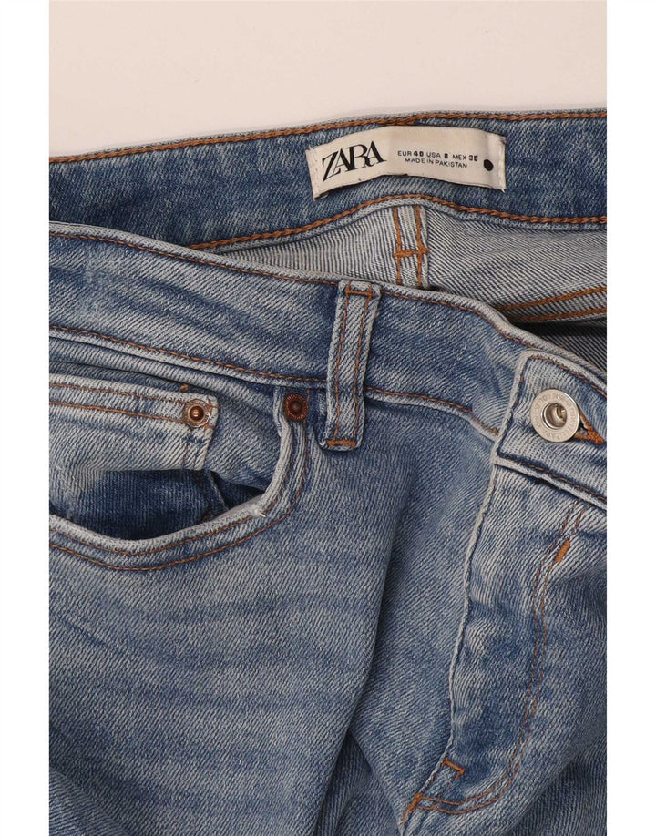 Calça jeans skinny feminina Zara EU 40 médio W30 L28 azul