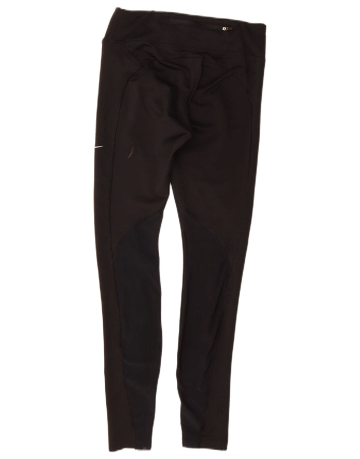 Leggings Nike Dri Fit Femininas UK 8 Pequenas Poliéster Preto