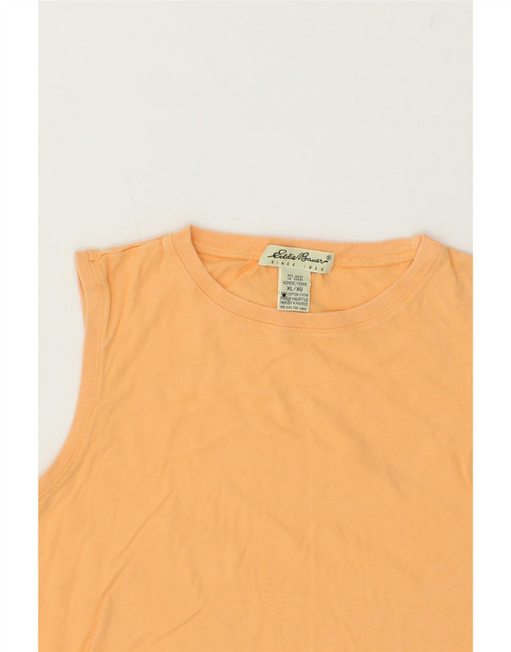 EDDIE BAUER Womens Vest Top UK 18 XL Orange Cotton Vintage Eddie Bauer and Second-Hand Eddie Bauer from Messina Hembry 