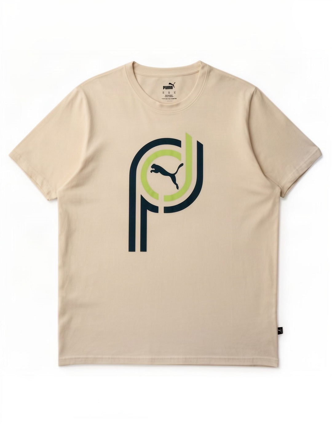 Camiseta masculina Puma Graphic Top XL algodão branco