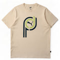 Camiseta masculina Puma Graphic Top XL algodão branco