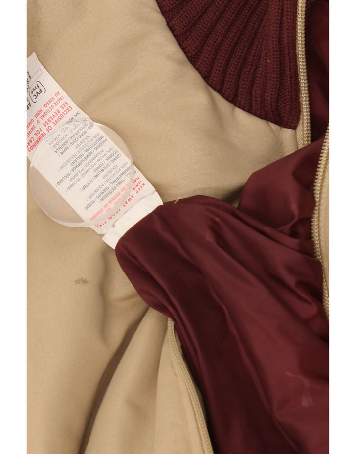 Jaqueta Puma Feminina Graphic Bomber UK 16 Grande Bege Colourblock Poliéster
