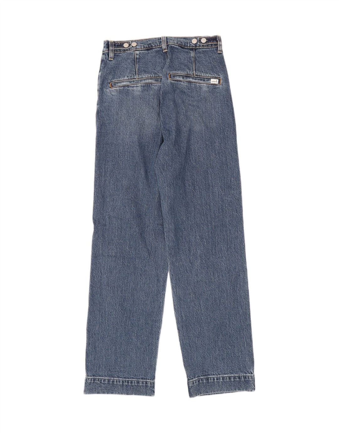 Jeans feminino Levi's Ribcage Straight W26 L29 Azul Algodão