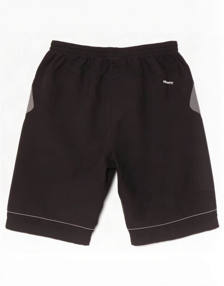 Shorts esportivos masculinos Nike pequenos poliéster colorblock preto