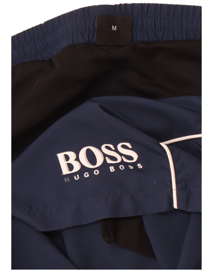 HUGO BOSS Roupa de banho masculina média azul marinho