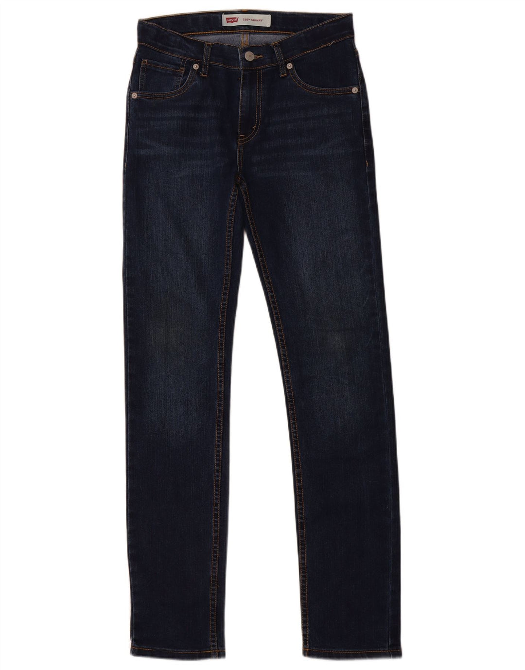 LEVI'S Boys 510 Skinny Jeans 15-16 Anos W28 L30 Azul Marinho Algodão