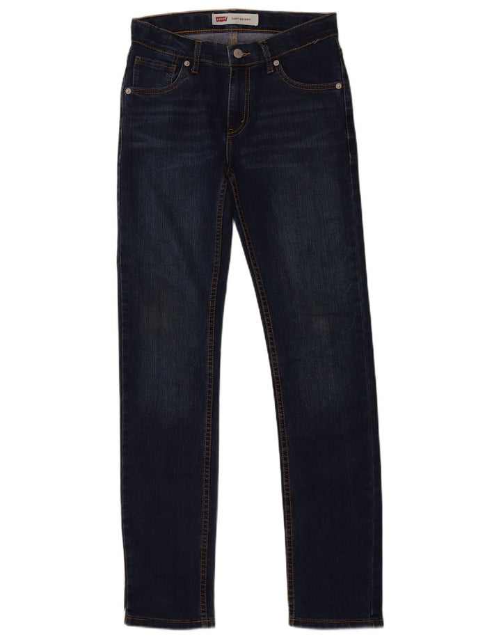 LEVI'S Boys 510 Skinny Jeans 15-16 Anos W28 L30 Azul Marinho Algodão