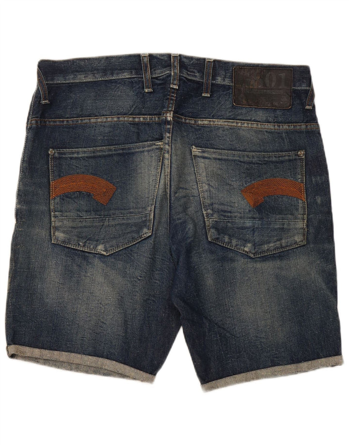 Shorts jeans masculino G-Star W34 grande algodão azul