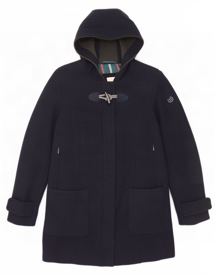Casaco corta-vento feminino Bugatti com capuz EU 40 lã azul marinho médio
