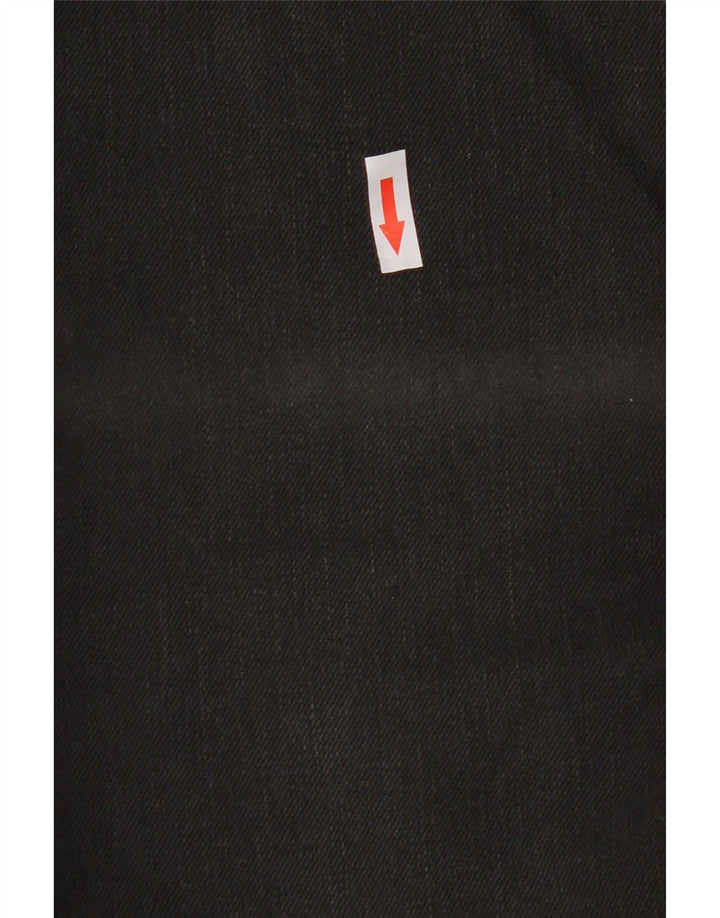 Hugo Boss Mens Straight Jeans W32 L34 Algodão Preto