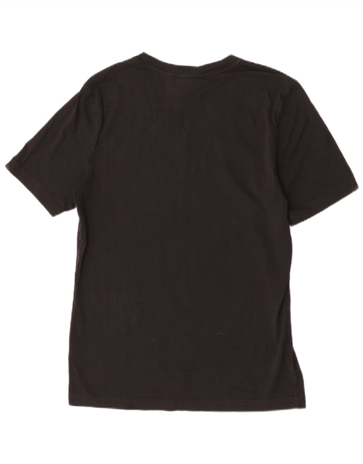 Camiseta masculina Lacoste tamanho superior 3 pequeno algodão preto
