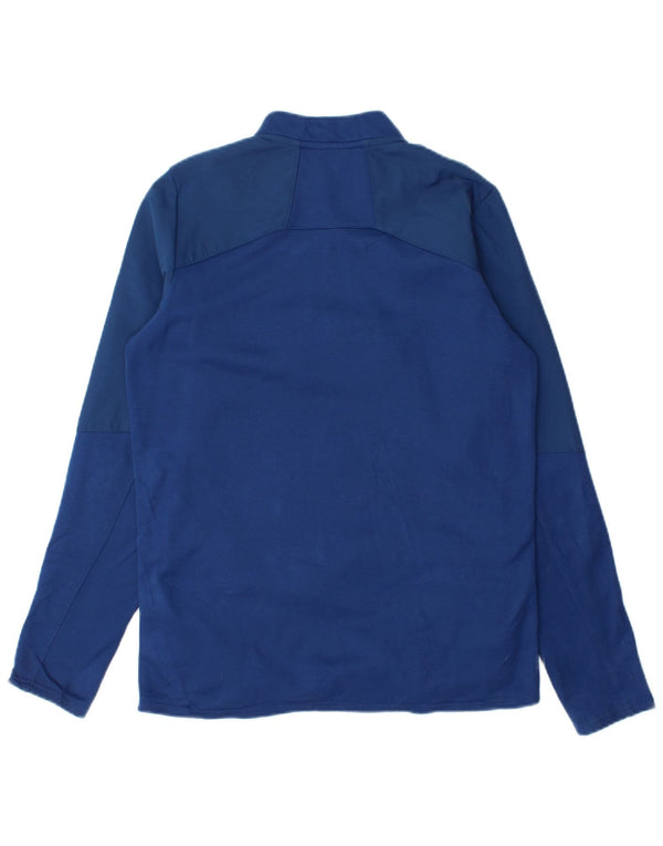 Suéter Umbro Boys Ireland Zip Neck 12-13 Anos XL Azul Poliéster