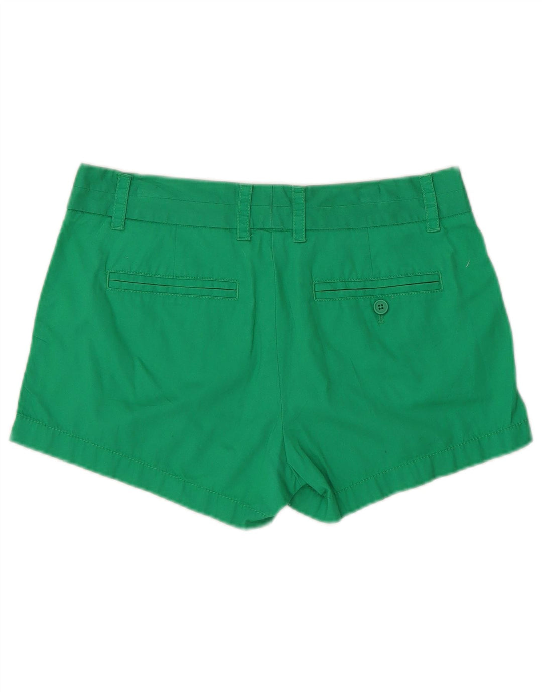 J. Crew Shorts Chino Feminino US 4 Pequeno W32 Algodão Verde