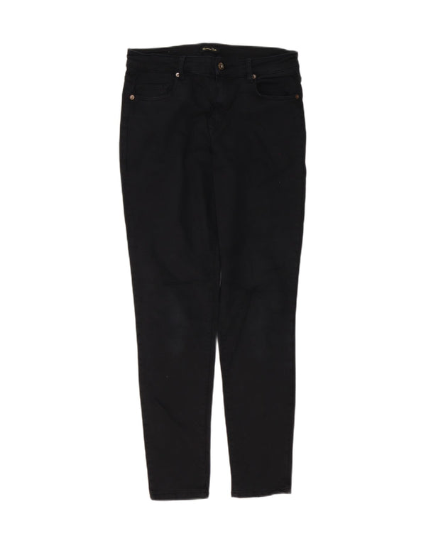 Jeans skinny feminino Massimo Dutti EU 40 médio W30 L29 algodão preto
