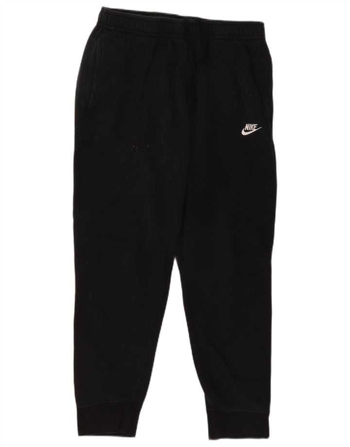 Calça de treino masculina Nike joggers grande algodão preto