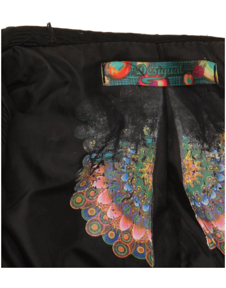 Sobretudo feminino Desigual EU 46 XL preto