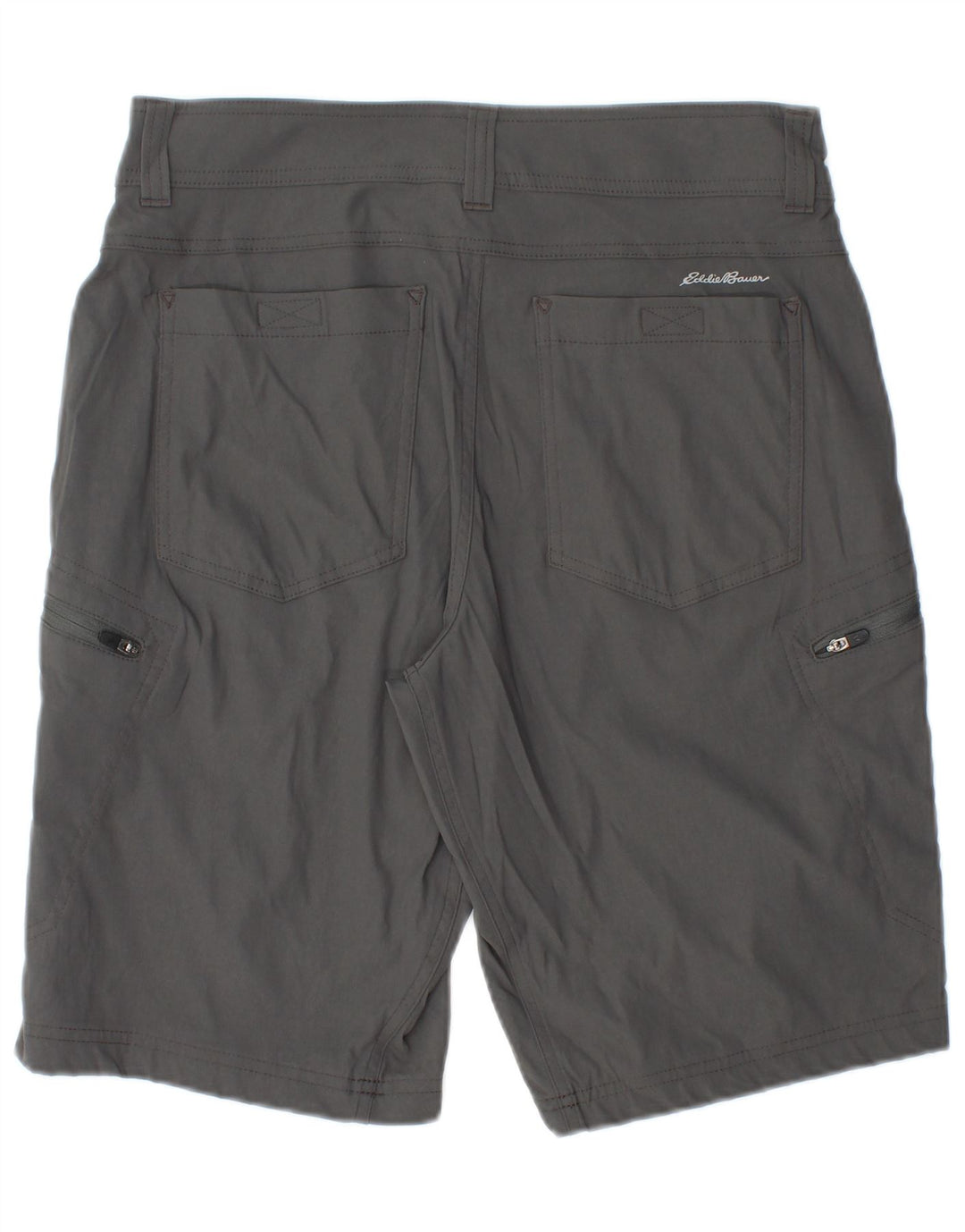 Shorts cargo masculino EDDIE BAUER W32 nylon cinza médio