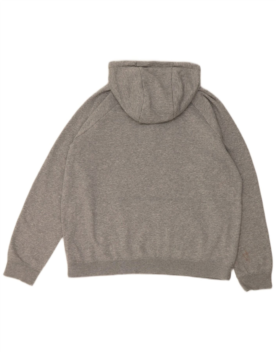 Jumper com capuz masculino Nike grande algodão manchado cinza
