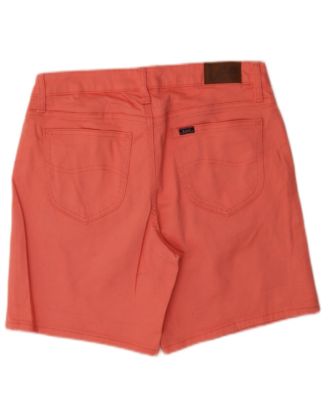 LEE Shorts feminino casual de cintura média e ajuste regular EUA 8 médio W28 algodão rosa
