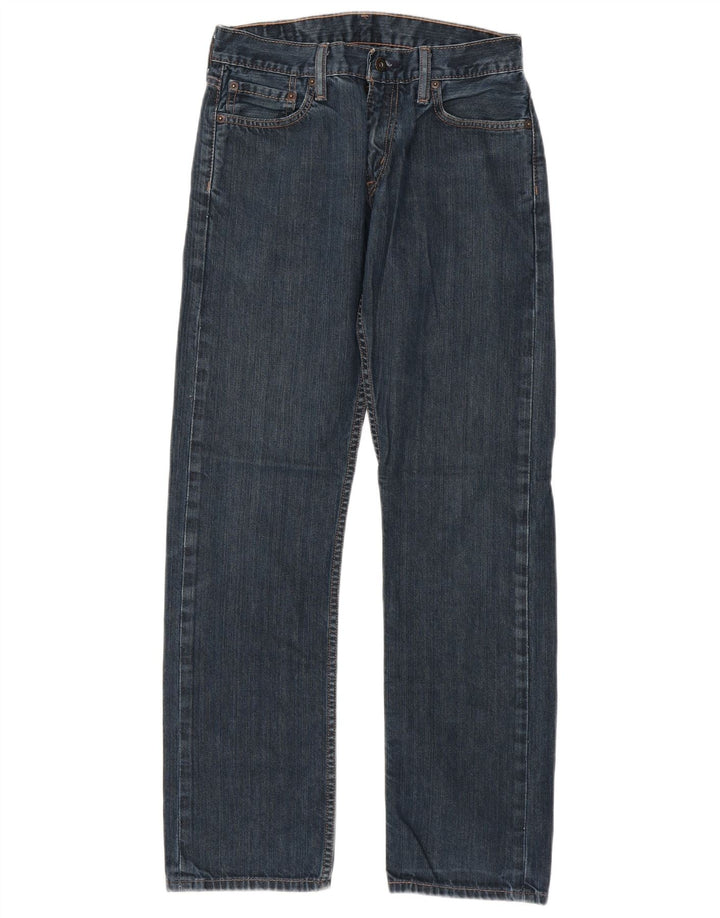 Levi's Masculino 514 Straight Slim Jeans W29 L32 Azul Algodão